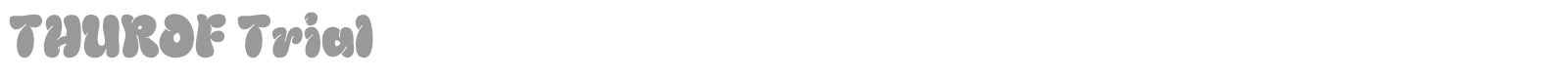 Thurof font preview